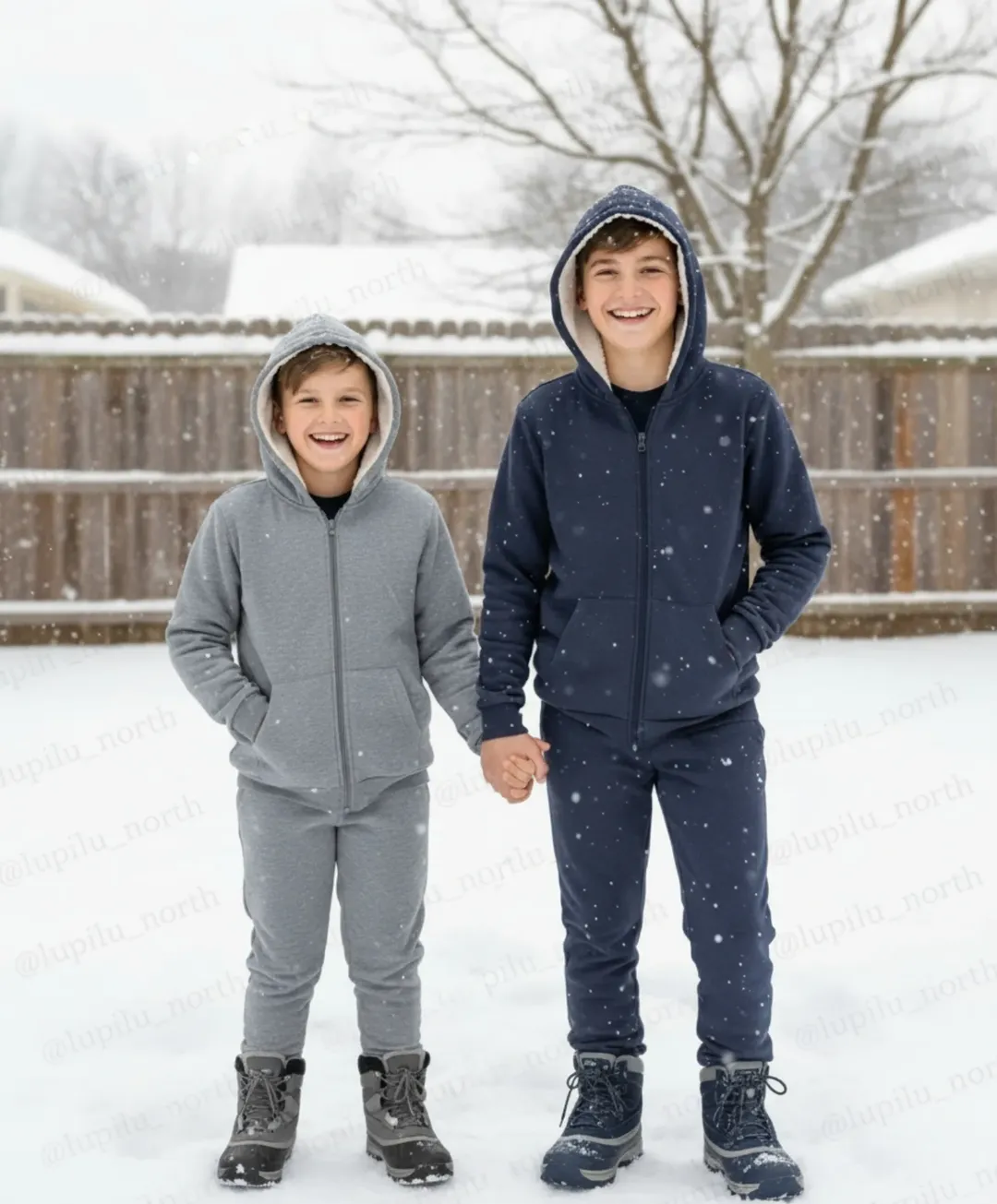 ست سویشرت و اسلش تو کرکی خزدار پپرتس آلمان