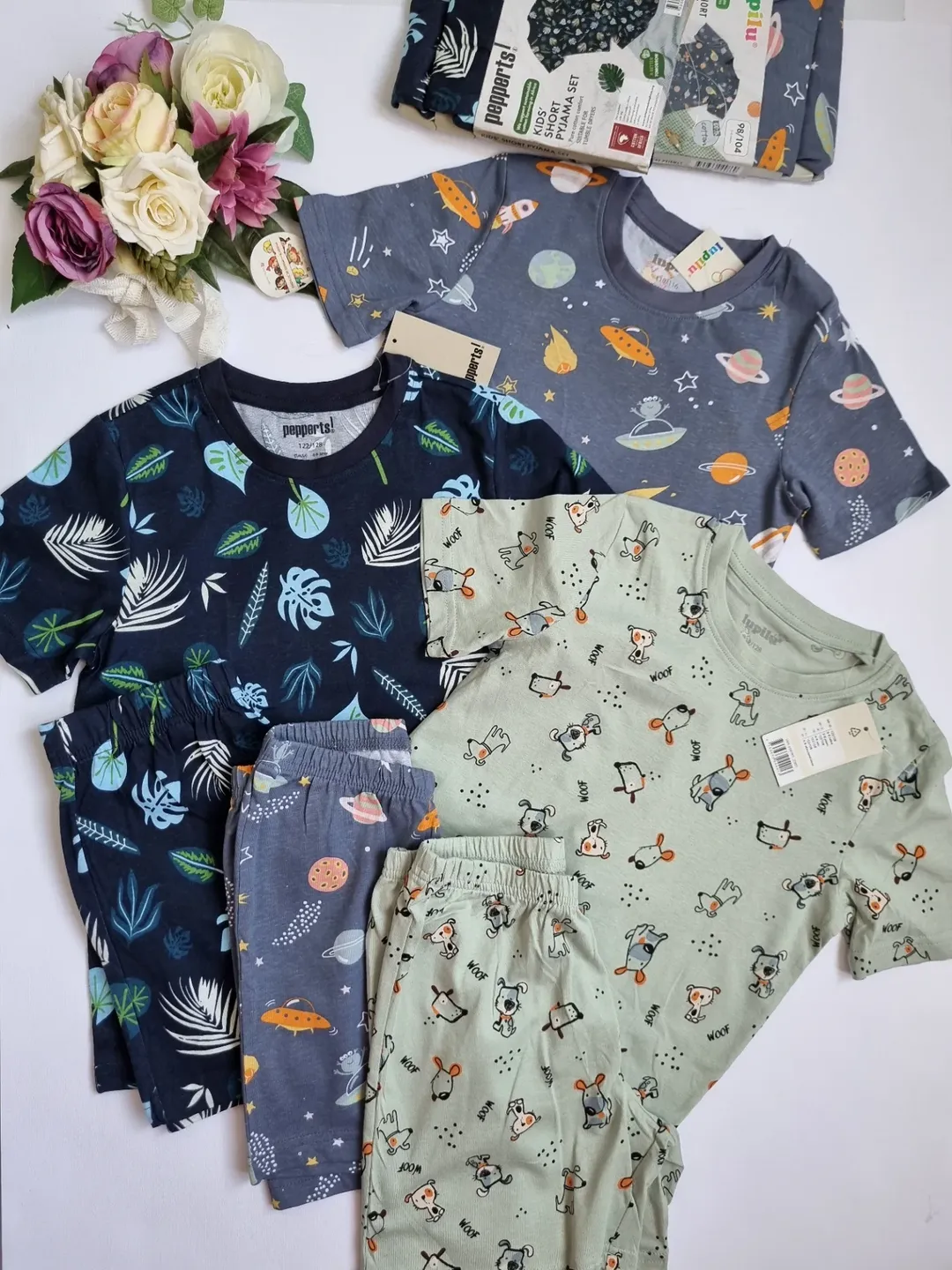 ست تیشرت و شلوارک بچگانه برند لوپیلو و پپرتس