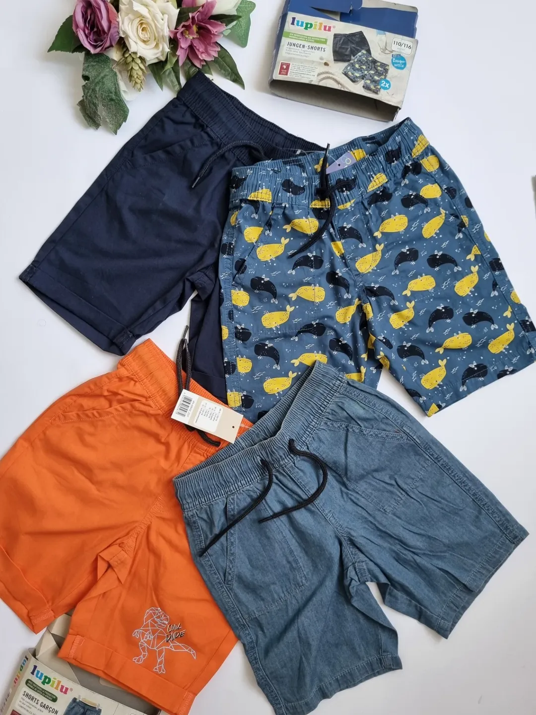 شلوارک جین و کتان بچگانه برند لوپیلو