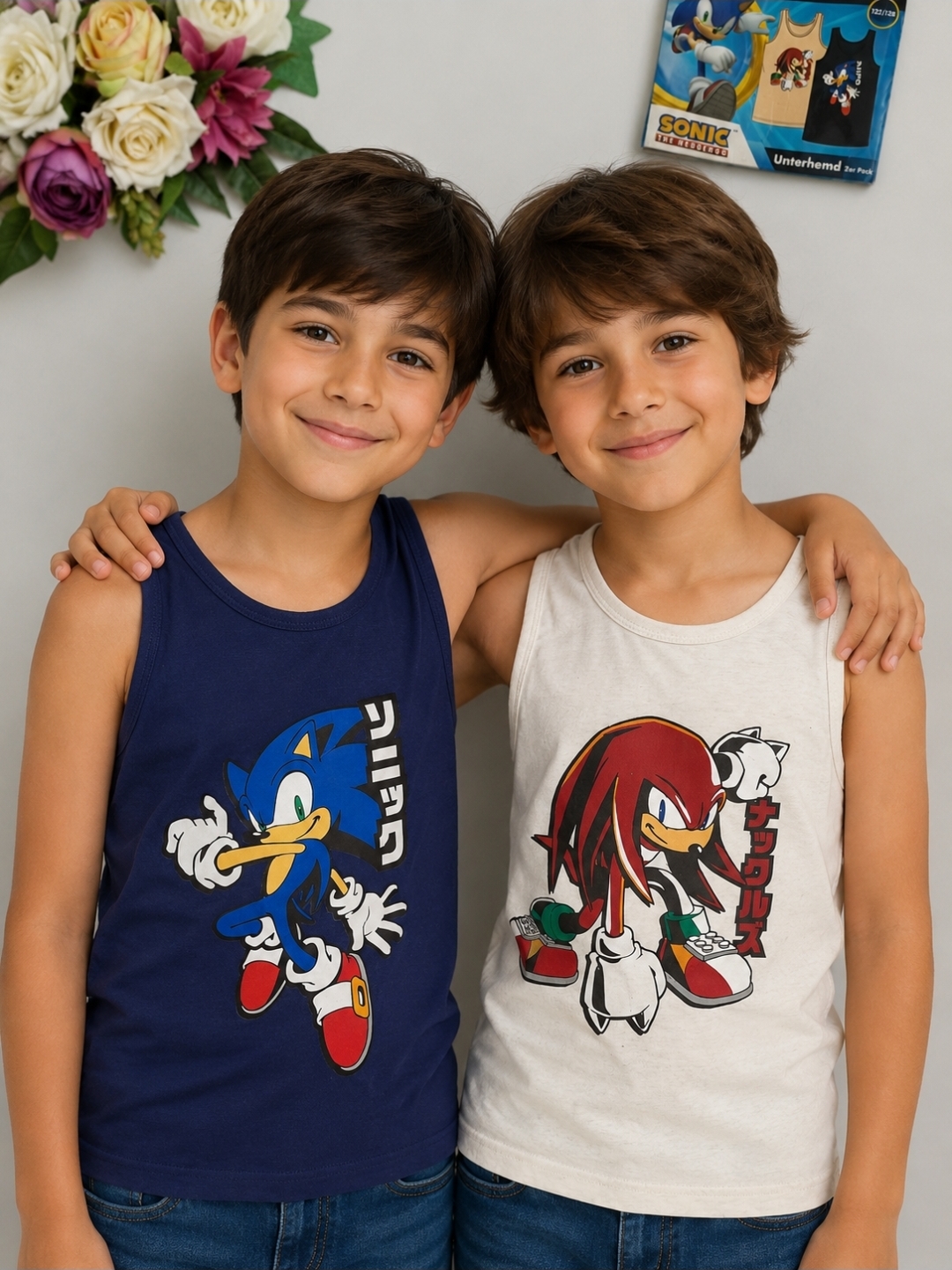 پک دوتایی تاپ پسرانه طرح سونیک برند disney