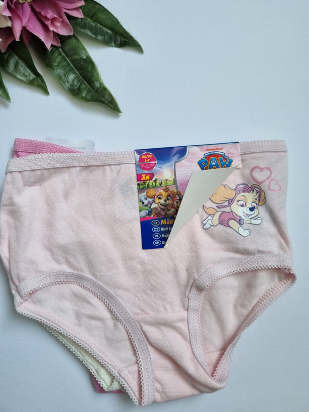 شورت نخی دخترانه طرح سگهای نگهبان برند nickelodeon پک ۳تایی